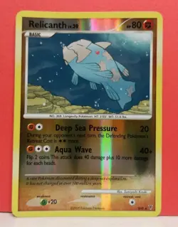 Relicanth SH8 Supreme Victors Reverse Holo Pokemon Card Nintendo 2009 - Image 1