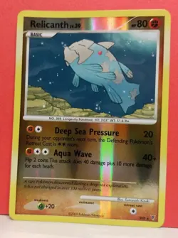 Relicanth SH8 Supreme Victors Reverse Holo Pokemon Card Nintendo 2009 - Image 3