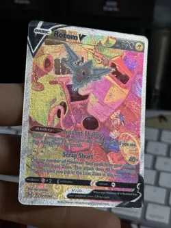 Rotom V 177/196 Lost Origin 2022 Alt Art Holo Rare Pokemon Card TCG - Image 4