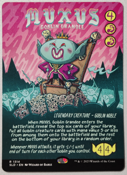 MTG Secret Lair Muxus, Goblin Grandee #1314 SLD Goblin & Squabb [UPick Foil/Reg] - Image 3