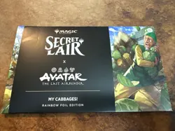 MTG Magic Secret Lair x Avatar: The Last Airbender: My Cabbages! - Rainbow Foil - Image 1