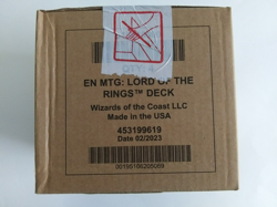 MAGIC THE GATHERING LORD OF THE RINGS COMMANDER DECK CASE OF 4 - FACTORY SEALED! - Image 2