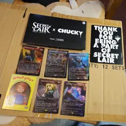 magic the gathering secret lair chucky foil edition - Image 1