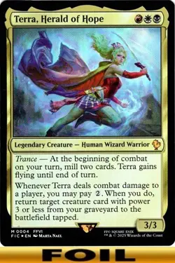 Terra, Herald of Hope ** FOIL ** #04 - CMR: FINAL FANTASY - NM MTG - Image 1