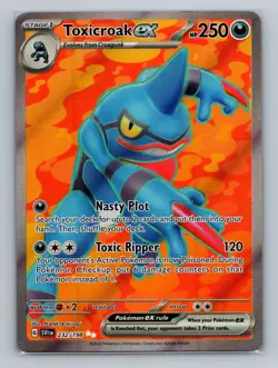 Pokemon SV01: Scarlet & Violet Base Set #232/198 Toxicroak ex - Image 1