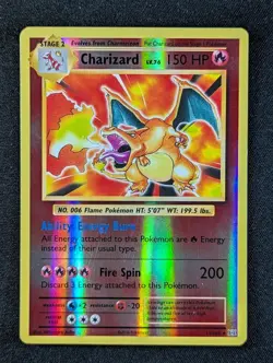 2016 Pokemon CHARIZARD #11/108 Evolutions Reverse Holo Rare English (B) - Image 1