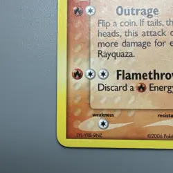 Rayquaza 26/110 Delta Species Non Holo Rare EX Holon Phantoms Pokemon LP - Image 2