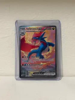 Salamence Ex 187/159 - SIR - SV09: Journey Together - Pokemon MINT - Image 1