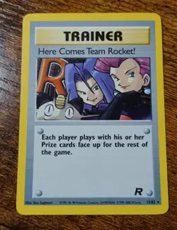 Here Comes Team Rocket! 15/82 Team Rocket Set Holo Rare Pokemon Card LP - Image 1