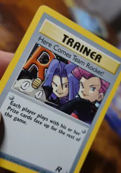 Here Comes Team Rocket! 15/82 Team Rocket Set Holo Rare Pokemon Card LP - Image 3
