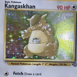 Pokemon Jungle Kangaskhan Holo Rare 5/64 1999 WOTC MP - Image 3