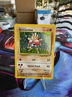 Hitmonchan 7/102 (Base Set) Holo Rare Pokemon TCG English WOTC LP - Image 1