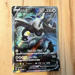 Pokemon TCG Lugia v Alt Art 186/195 Silver Tempest - Image 1