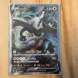 Pokemon TCG Lugia v Alt Art 186/195 Silver Tempest - Image 3