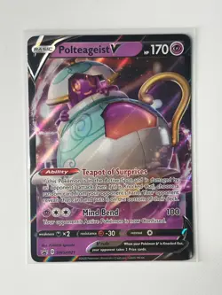 Polteageist V SWSH021 Holo Promo Sword & Shield Promo Pokemon Near Mint - Image 1