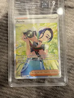 Pokemon TAG 9 Trainer Perrin Special Illustration Twilight Masquerade 220/167 - Image 1