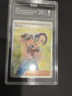 Pokemon TAG 9 Trainer Perrin Special Illustration Twilight Masquerade 220/167 - Image 3