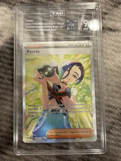 Pokemon TAG 9 Trainer Perrin Special Illustration Twilight Masquerade 220/167 - Image 5
