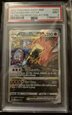 2022 Charizard Vstar Pokemon Ultra-Premium Collection #262 PSA 9 💎 - Image 1