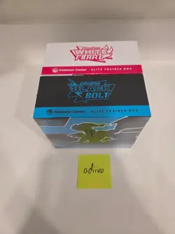 Black Bolt and White Flare POKEMON CENTER ETB Elite Trainer Box SEALED - Image 5