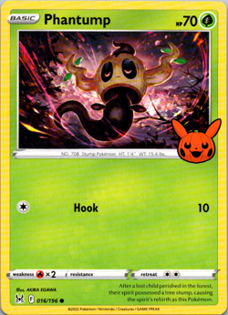 2024 Pokemon TCG Trick or Trade - Phantump #016/196 - Image 1