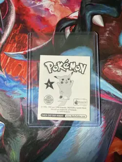 1999 Merlin Charizard Pokemon Sticker #6 NM-MINT - Image 2