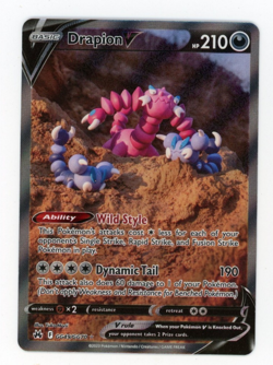 2023 Pokemon Crown Zenith Drapion V GG49 Galarian Gallery Full Alt Art - Image 1
