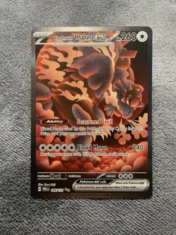 Bloodmoon Ursaluna EX 168/131 Prismatic Evolutions SIR NM Pokemon TCG - Image 1