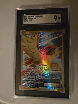 2016 Pokemon Pidgeot EX 104/108 CGC 9 (Evolutions) - Image 1
