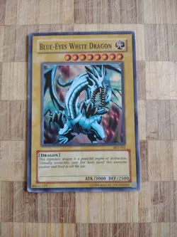 NM/LP Blue-Eyes White Dragon - SKE-001 - Super Rare Kaiba Evolution Yugioh HP - Image 1