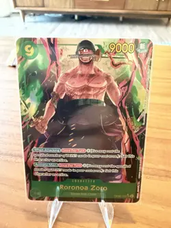 One Piece Wings of the Captain Roronoa Zoro OP06-118 Secret Rare SEC Alt Art - Image 1