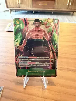One Piece Wings of the Captain Roronoa Zoro OP06-118 Secret Rare SEC Alt Art - Image 2