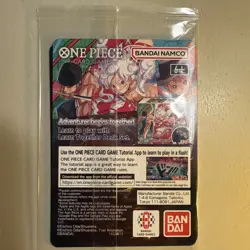 One Piece Sealed Gonzaga CCG Monkey D. Luffy Promo Holo Card College Basketball - Image 2