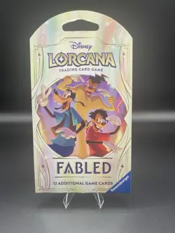 3x Packs Fabled Disney Lorcana Sleeved Booster Pack (Pack Art Set) - Image 3