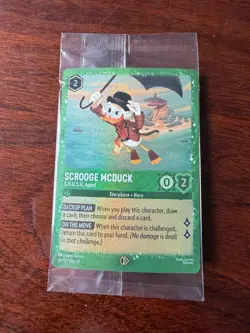 Scrooge McDuck - S.H.U.S.H. Agent 36 Disney Lorcana Promo Cards Holo OG package - Image 1
