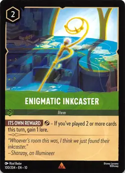 Enigmatic Inkcaster 100/204 Whispers in the Well Disney Lorcana - Image 1