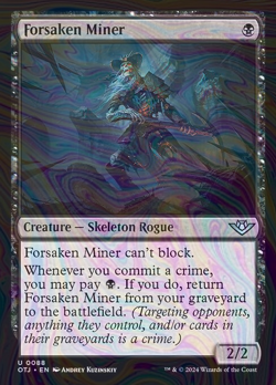 Foil Forsaken Miner - OTJ - 88 | MTG Card - Image 1