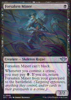 Foil Forsaken Miner - OTJ - 88 | MTG Card - Image 3