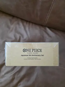 One Piece Card Game 3rd Anniversary Set Japanese Factory Sealed Unopened Box - Image 1
