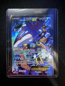 Pokemon Team Aqua's Kyogre EX Holo Rare 6/34 Basic Water Pokemon-EX Card - Image 3