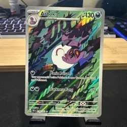 Arbok 176/162 - Pokemon TCG Temporal Forces Illustration Rare Card NM - Image 1