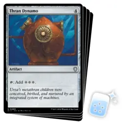 THRAN DYNAMO X4 Bloomburrow: Commander Magic MTG MINT CARD - Image 1
