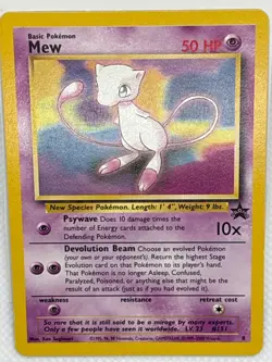 Mew Black Star Promo #9 Holo WOTC 1999 Pokemon Card LP Vintage Clean - Image 1