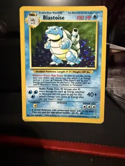 Pokemon Card Base Set Blastoise 2/102 Holo 1999 Wizards of the Coast - Image 1