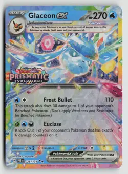 Glaceon ex Stamped 026/131 Pokemon Miscellaneous Cards & Products Promo NM - Image 1