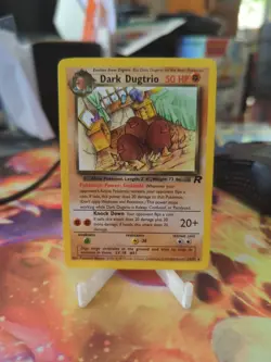 Pokemon Dark Dugtrio TCG Card 23/82 Non-Holo Rare, LP Condition - Image 1