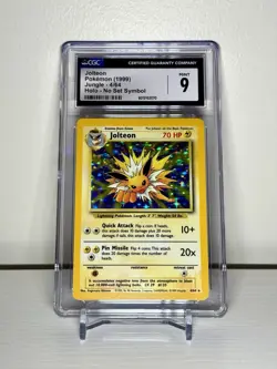 CGC 9 Jolteon 1999 Jungle No Set Symbol 4/64 Holo Pokemon Card psa - Image 3
