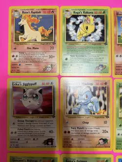 Lot Of 11 Vintage 2000 Wizards Of The Coast Pokemon Gym Challenge Cards, NM-MP - Image 2