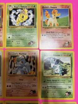 Lot Of 11 Vintage 2000 Wizards Of The Coast Pokemon Gym Challenge Cards, NM-MP - Image 3
