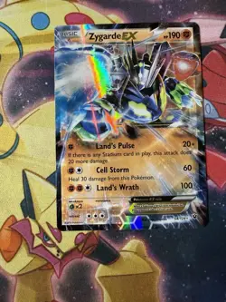 Zygarde EX 54/124 Fates Collide Ultra Rare Holo Pokemon Card - Image 1
